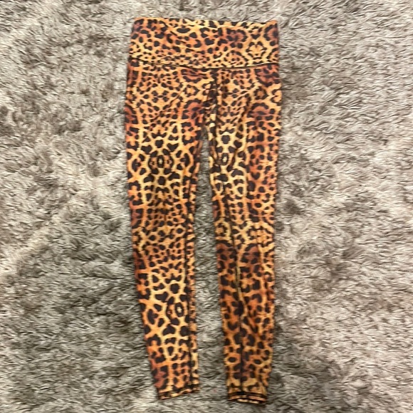 TEEKI YOGA 🧘♀️ PANTS LEGGINGS LEOPARD - Picture 1 of 4